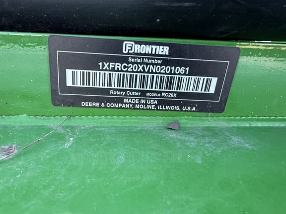 Image of Frontier RC2060 equipment image 4