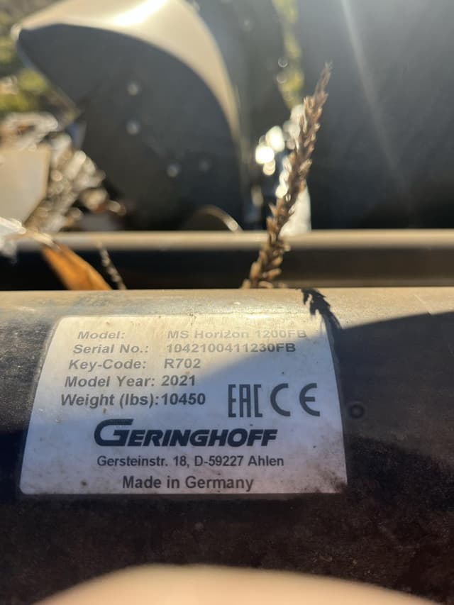 Image of Geringhoff MS Horizon 1230FB equipment image 4