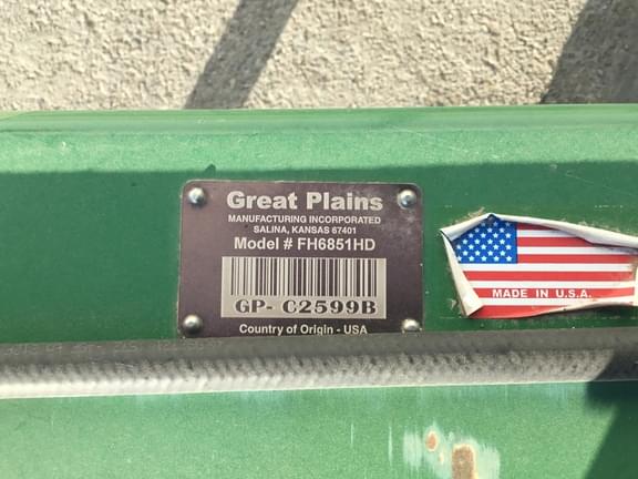 Image of Great Plains FH6851HD equipment image 4