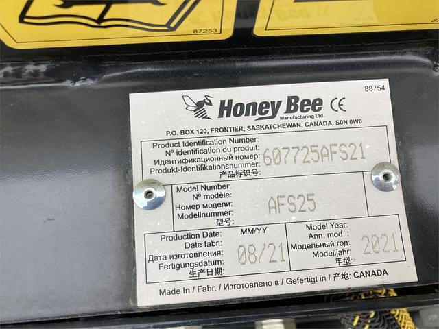 Image of Honey Bee AFS225 equipment image 3