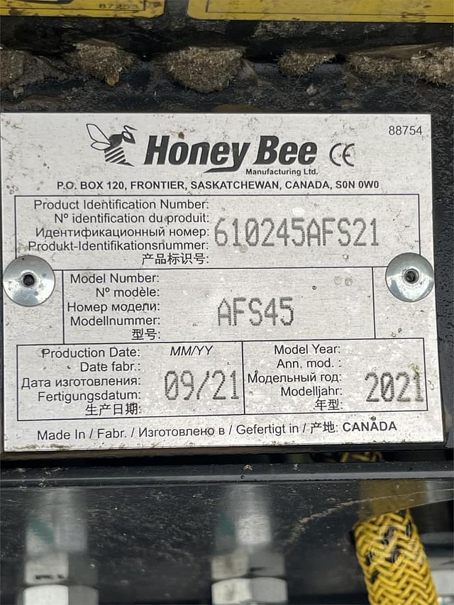 Image of Honey Bee AFS45 equipment image 2