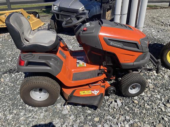 Used husqvarna lawn discount tractor