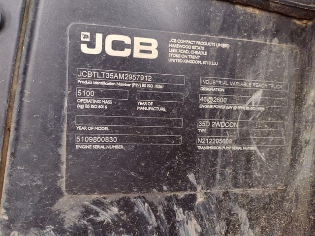 Image of JCB 35D equipment image 4