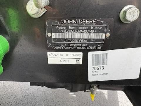 Image of John Deere 1025R equipment image 4