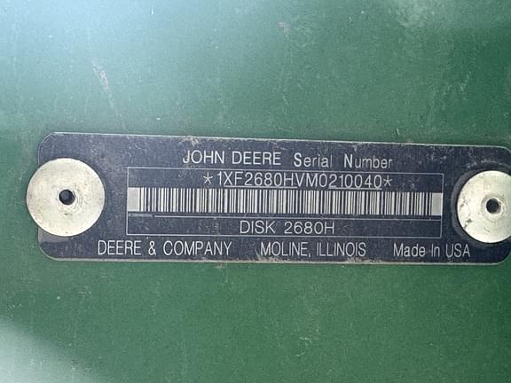 Image of John Deere 2680H Primary image