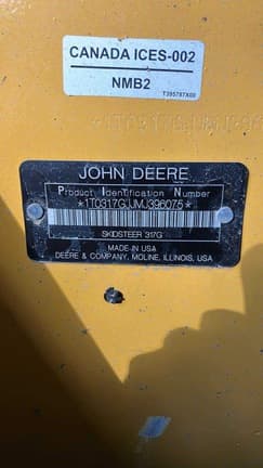 Image of John Deere 317G equipment image 2