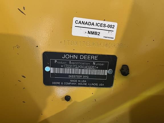 Image of John Deere 317G equipment image 1