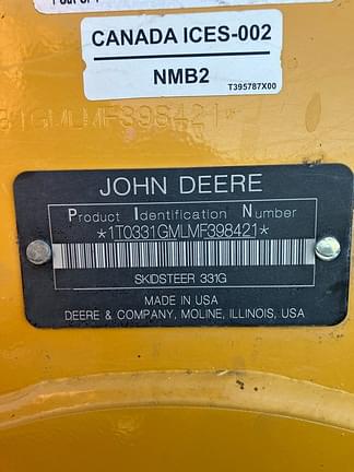 Image of John Deere 331G equipment image 3