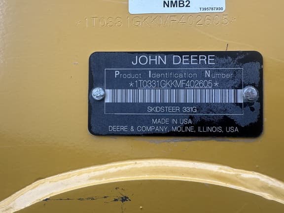 Image of John Deere 331G equipment image 1