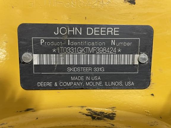 Image of John Deere 331G equipment image 2
