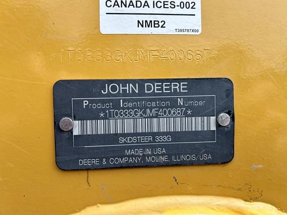 Image of John Deere 333G equipment image 4