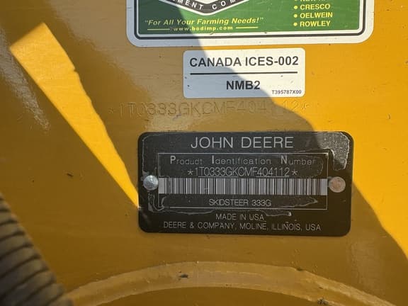 Image of John Deere 333G equipment image 4