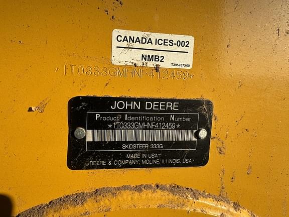 Image of John Deere 333G equipment image 2