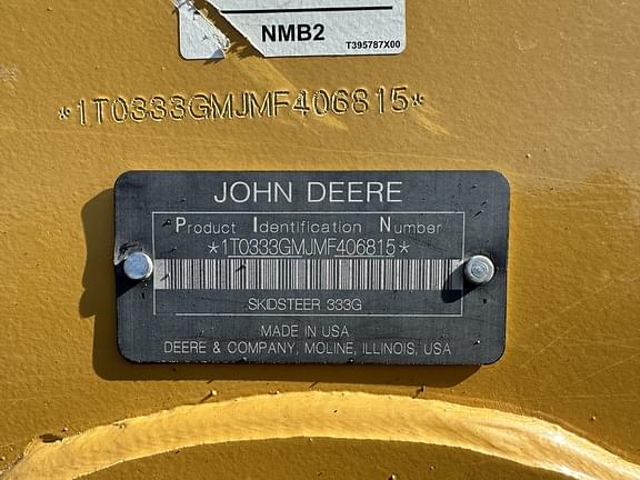 Image of John Deere 333G equipment image 4