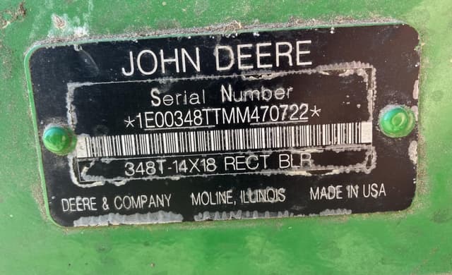 Image of John Deere 348 equipment image 3