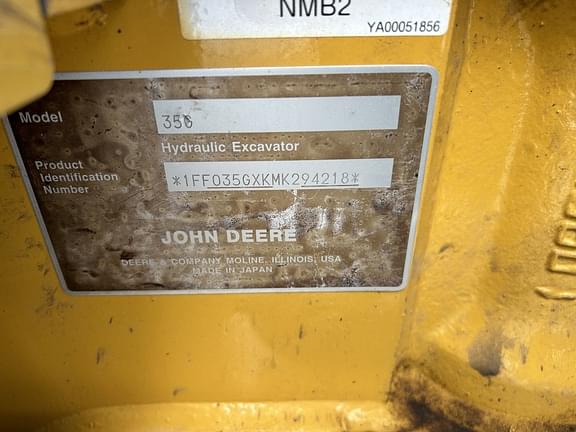 Image of John Deere 35G equipment image 1