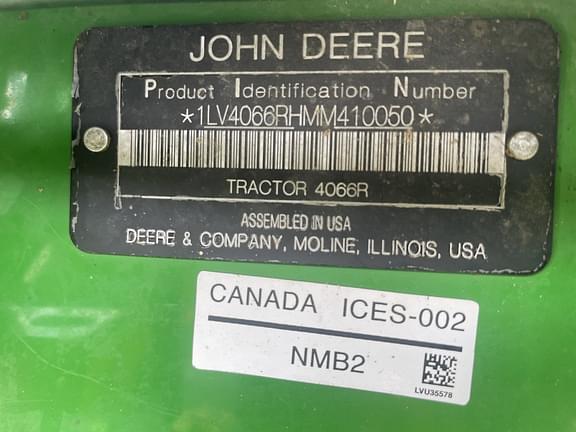 Image of John Deere 4066R equipment image 1