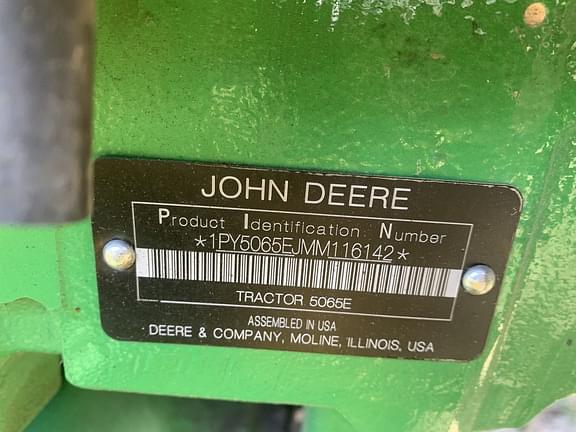 Image of John Deere 5065E equipment image 1