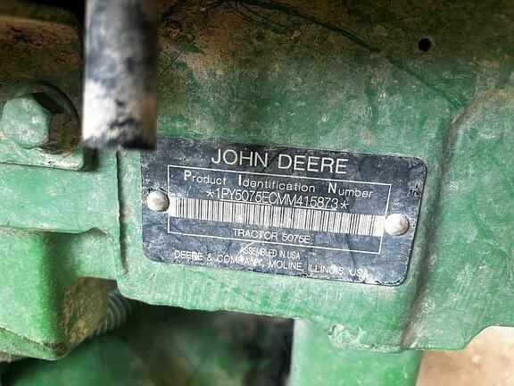 Image of John Deere 5075E equipment image 2