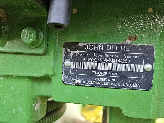 Image of John Deere 5075E equipment image 2