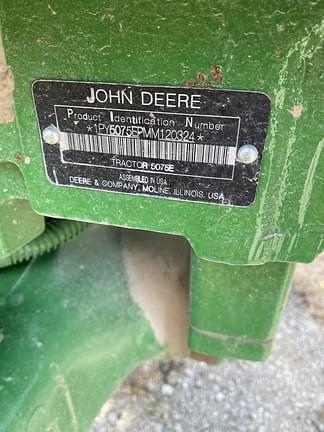 Image of John Deere 5075E equipment image 3