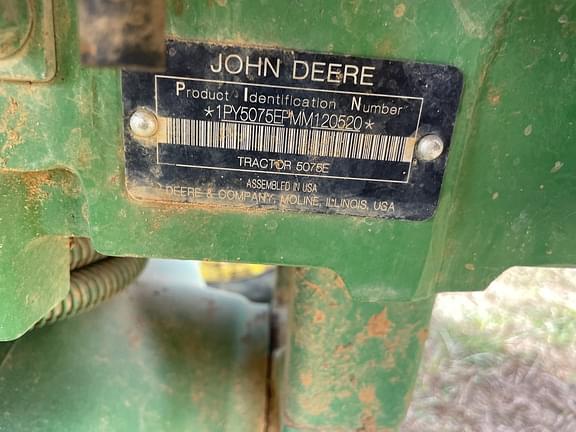 Image of John Deere 5075E equipment image 1