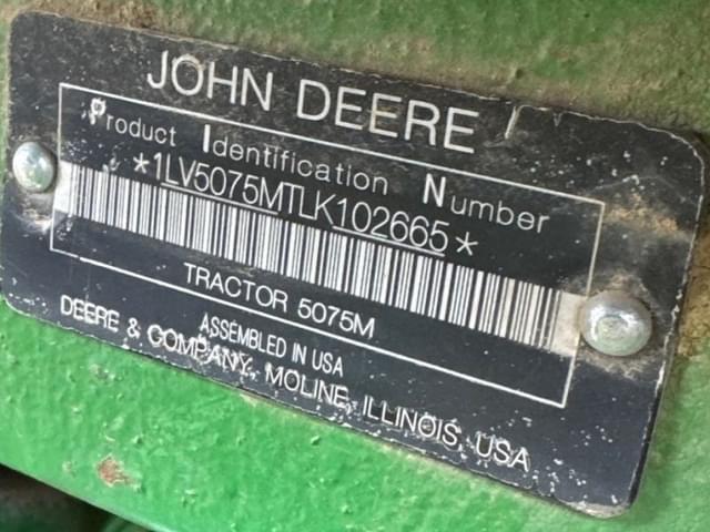 Image of John Deere 5075M equipment image 4