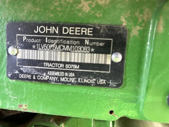 Image of John Deere 5075M equipment image 4