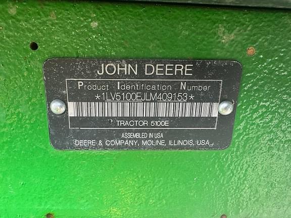 Image of John Deere 5100E Image 1