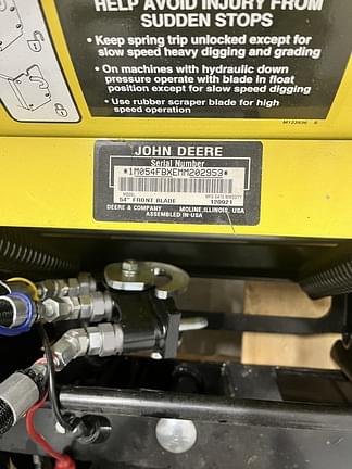 Image of John Deere 54" Front Blade equipment image 3