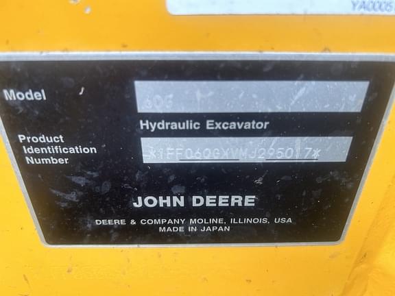 Image of John Deere 60G equipment image 2