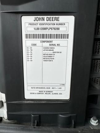 Image of John Deere 6120M equipment image 3