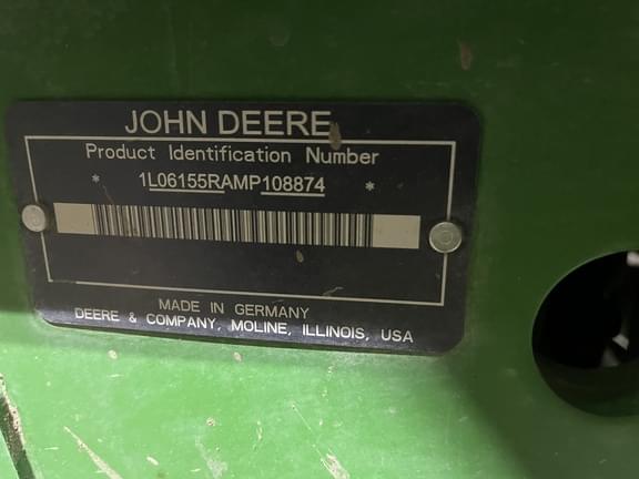 Image of John Deere 6155R equipment image 1