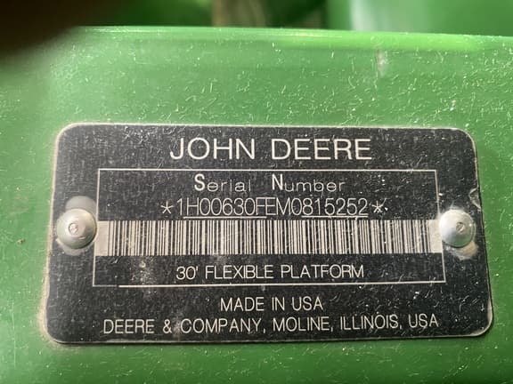 Image of John Deere 630F equipment image 1