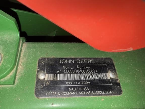 Image of John Deere 635F equipment image 4