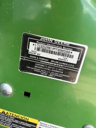 Image of John Deere 652R equipment image 3