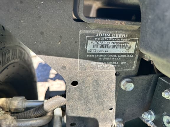 Image of John Deere 7500A equipment image 1