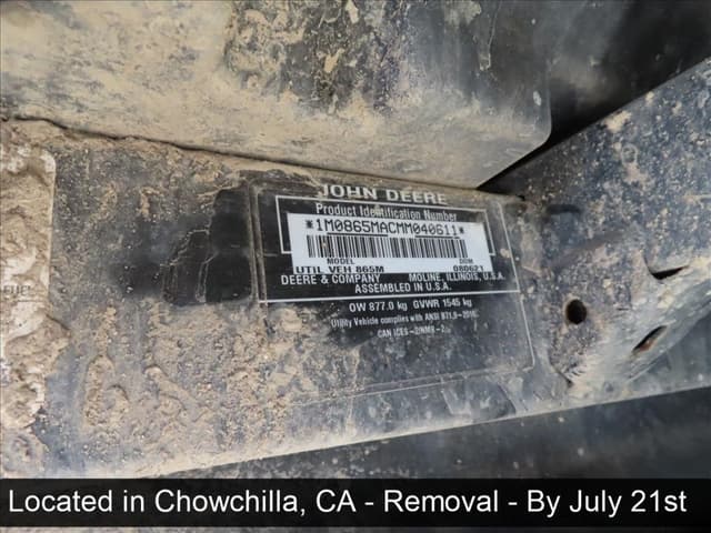 Image of John Deere Gator XUV 865M equipment image 4