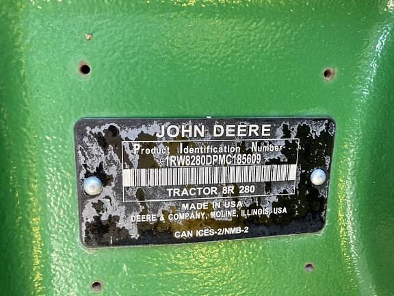 Image of John Deere 8R 280 equipment image 1