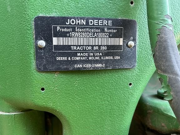 Image of John Deere 8R 280 equipment image 4