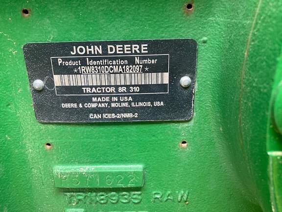 Image of John Deere 8R 310 equipment image 3