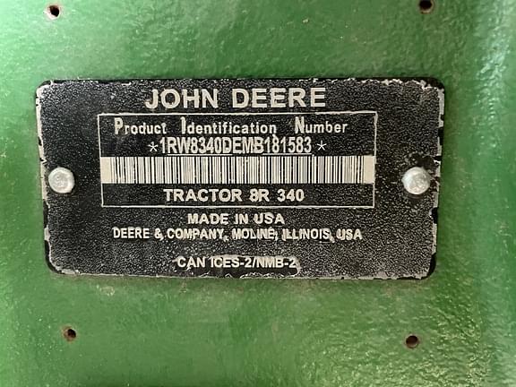 Image of John Deere 8R 340 equipment image 4