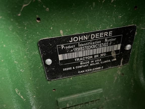 Image of John Deere 8R 370 equipment image 1