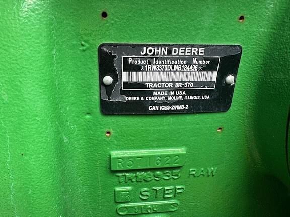 Image of John Deere 8R 370 equipment image 4