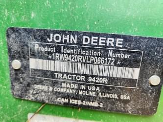 Image of John Deere 9420R equipment image 4