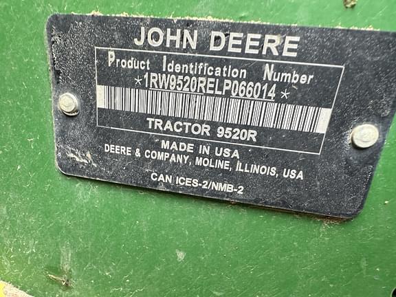 Image of John Deere 9520R equipment image 2