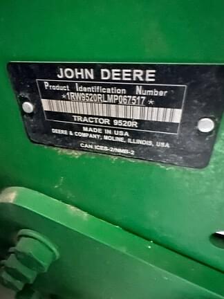 Image of John Deere 9520R equipment image 4