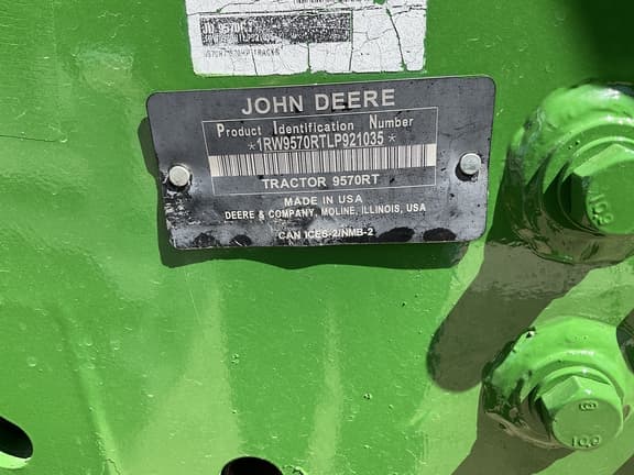 Image of John Deere 9570RT equipment image 4