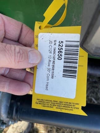 Image of John Deere C12F equipment image 3