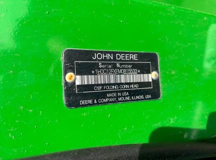 Image of John Deere C12F equipment image 2